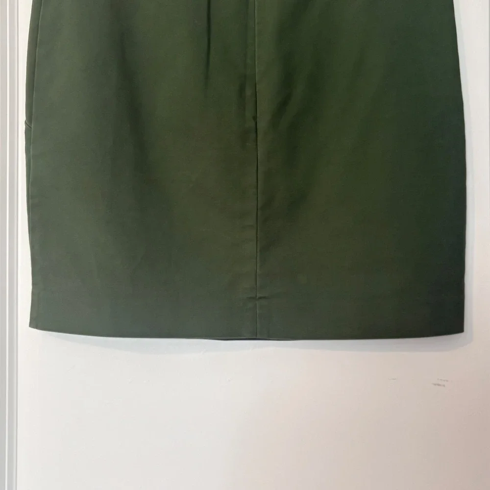 Kate Spade Saturday Green Geometric Seam Mini Skirt Womens Size 6